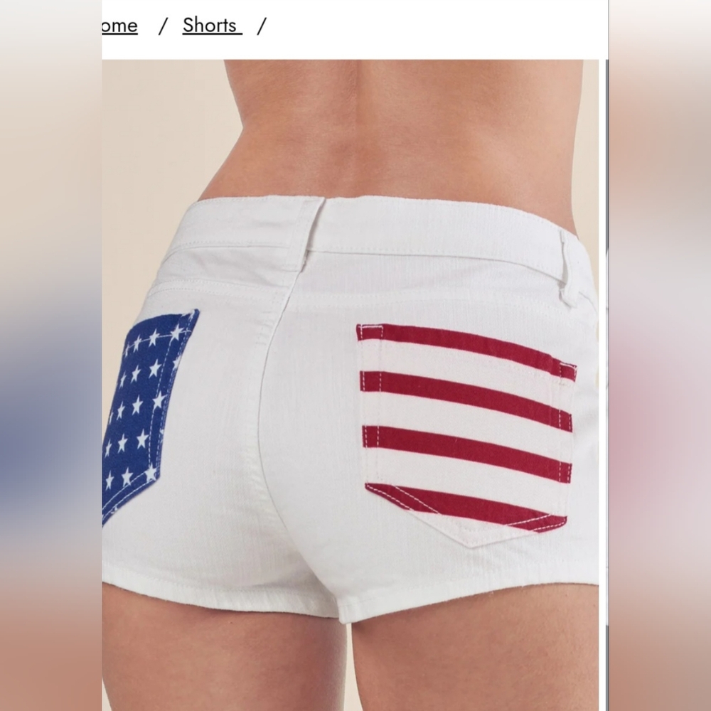 Venus by Lascana White Cotton Shorts